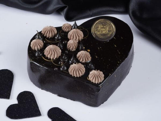 Chocolate Truffle heart cake